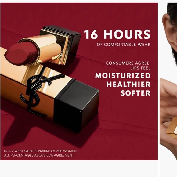 Mini Rouge Pur Couture Satin Lipstick in classic red ๐ - Picture 3 of 6